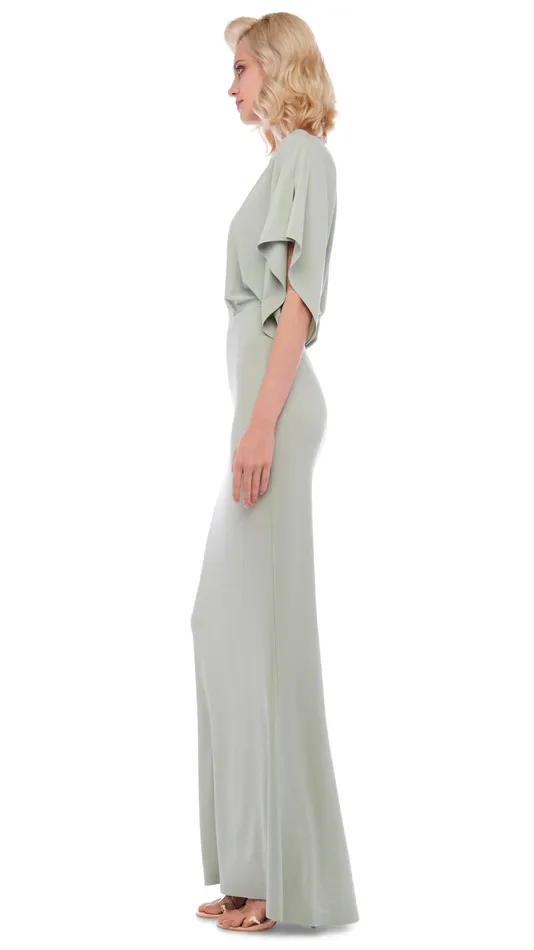 Norma Kamali Dresses OBIE GOWN Dried Sage 8211 Clothing