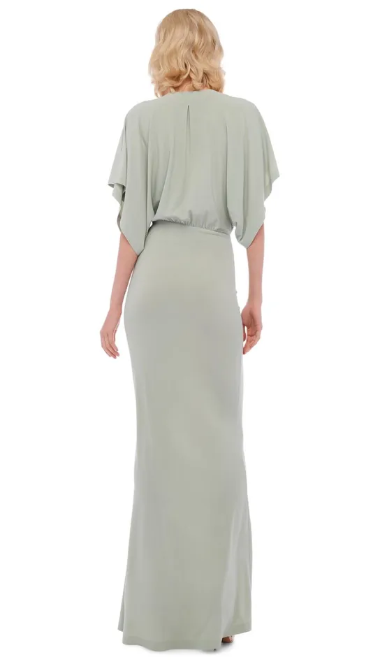Norma Kamali Dresses OBIE GOWN Dried Sage 8211 Clothing