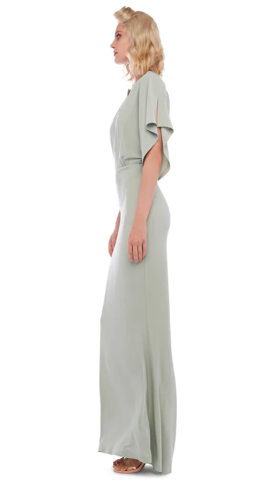 Norma Kamali Dresses OBIE GOWN Dried Sage 8211 Clothing