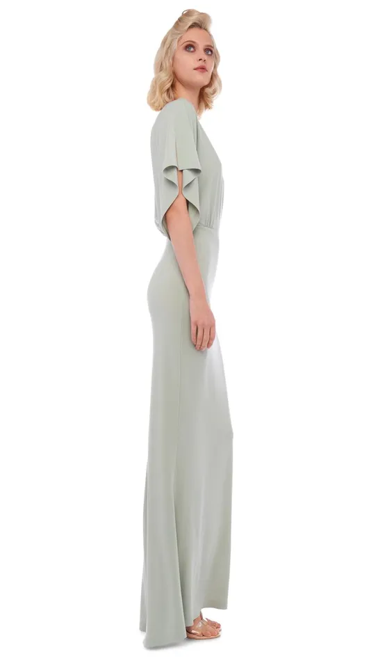 Norma Kamali Dresses OBIE GOWN Dried Sage 8211 Clothing