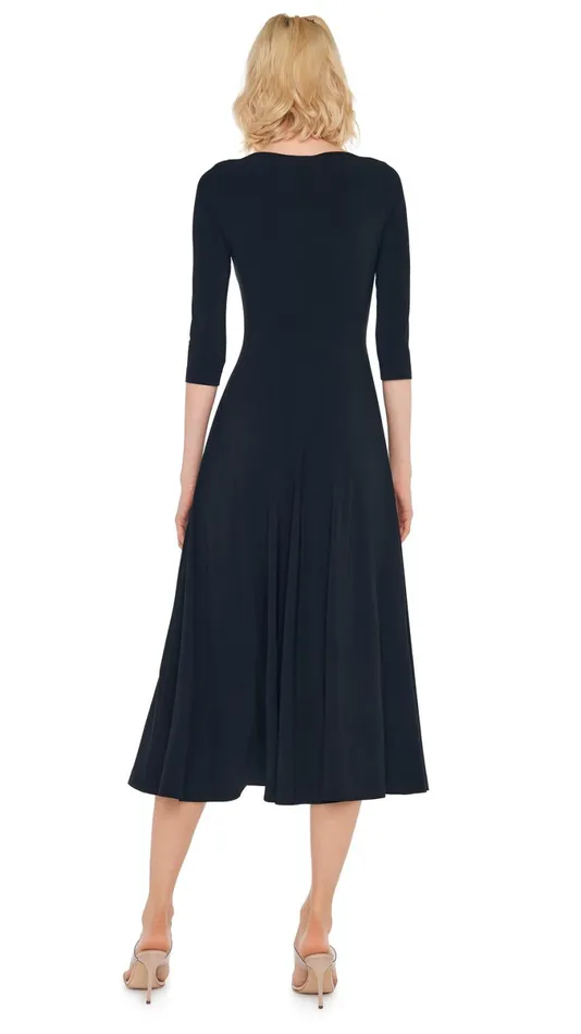 Norma Kamali Dresses REVERSIBLE SCOOP DRESS Black 8211 Clothing