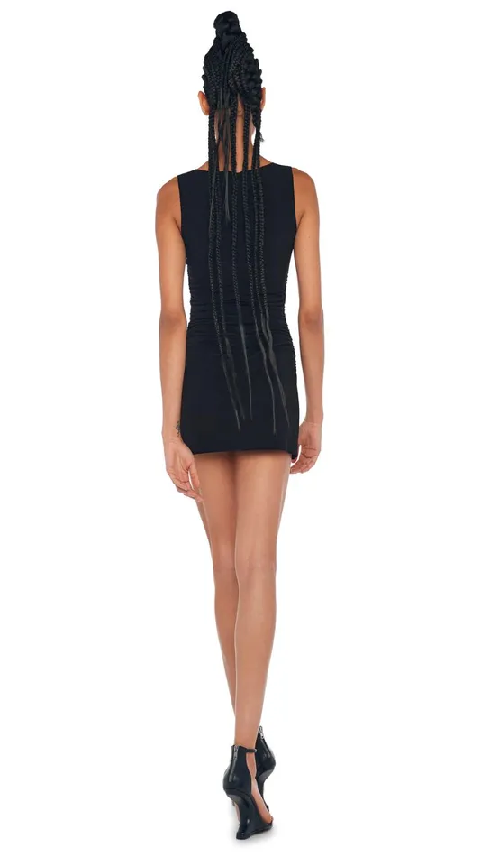 Norma Kamali Dresses SLEEVELESS PICKLEBALL DRESS Black 8211 Clothing
