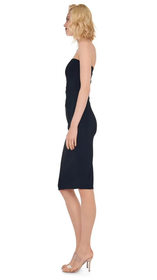 Norma Kamali Dresses STRAPLESS DRESS TO KNEE Black 8211 Clothing