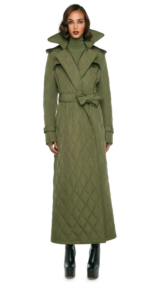 Norma Kamali Jackets DOUBLE BREASTED TRENCH ANKLE Military 8211 Clothing