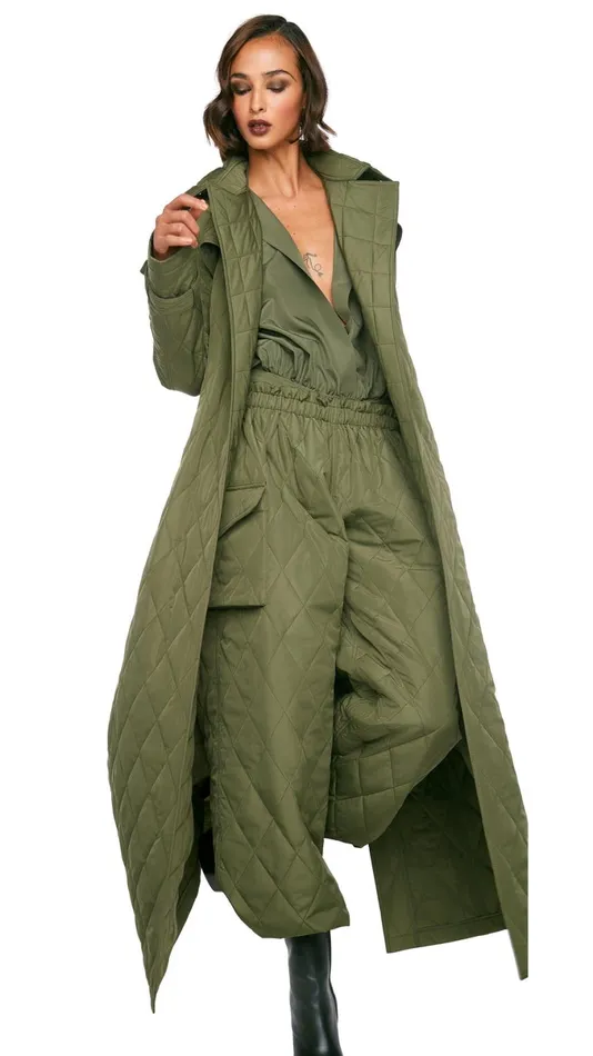 Norma Kamali Jackets DOUBLE BREASTED TRENCH ANKLE Military 8211 Clothing
