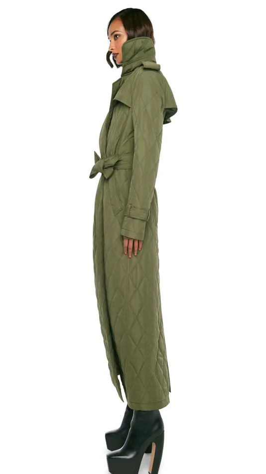Norma Kamali Jackets DOUBLE BREASTED TRENCH ANKLE Military 8211 Clothing