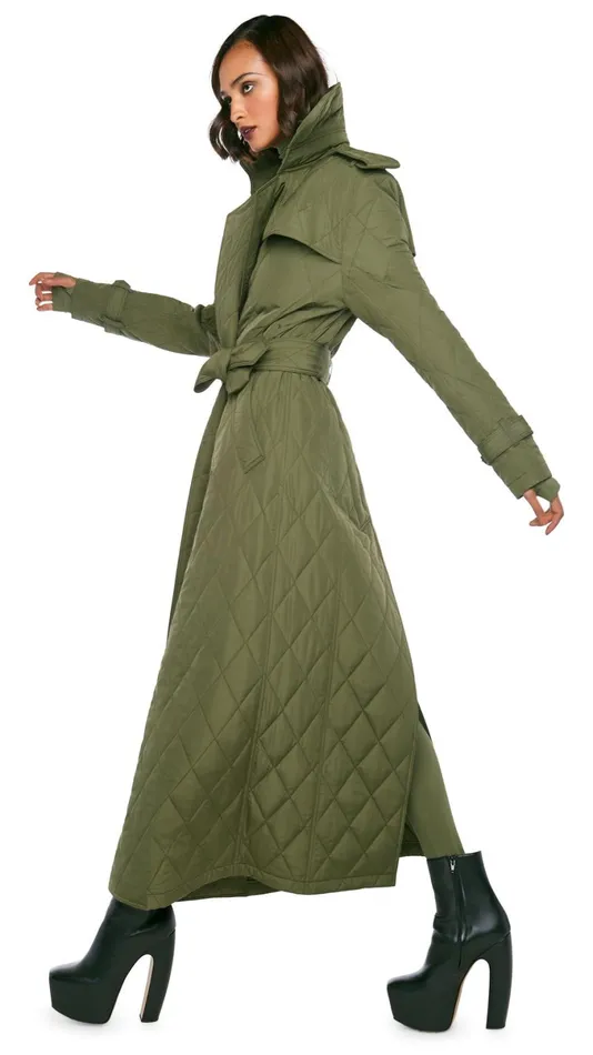 Norma Kamali Jackets DOUBLE BREASTED TRENCH ANKLE Military 8211 Clothing
