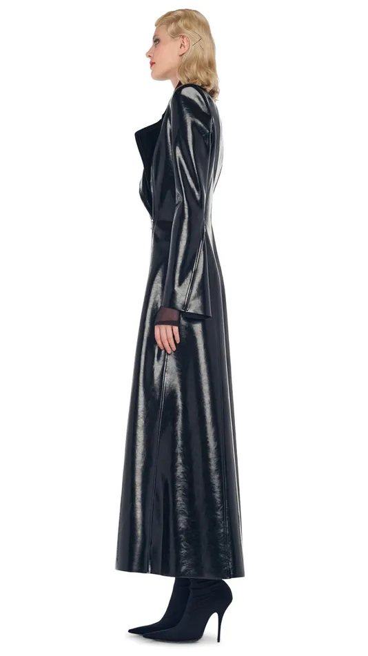 Norma Kamali Jackets GANG COAT Black 8211 Clothing