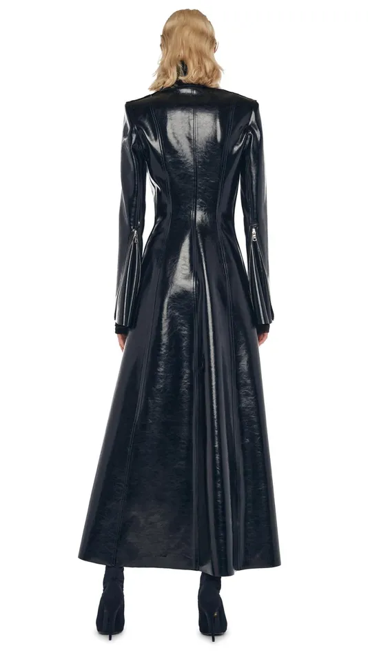 Norma Kamali Jackets GANG COAT Black 8211 Clothing