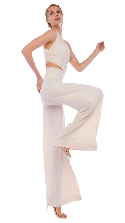 Norma Kamali Swimwear ELEPHANT PANT Bone 8211 Clothing