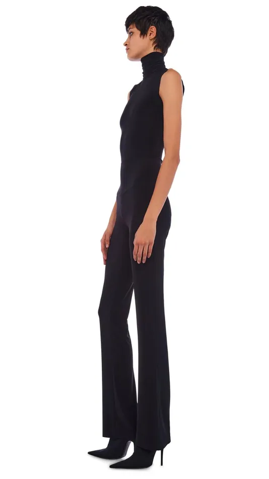 Norma Kamali Tops SLEEVELESS TURTLE TOP Black 8211 Clothing
