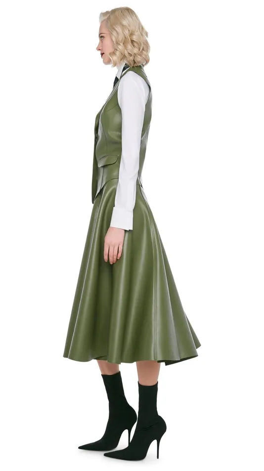 Norma Kamali Tops VEST WITH LAPEL Military 8211 Clothing