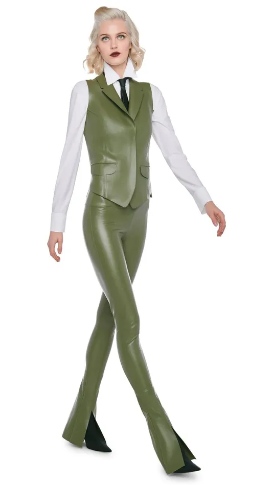 Norma Kamali Tops VEST WITH LAPEL Military 8211 Clothing