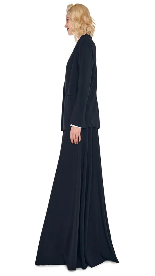 Norma Kamali Wardrobe LONG GRACE SKIRT With EASY FIT SINGLE BREASTED JACKET 8211 Clothing Norma Kamali Wardrobe LONG GRACE SKIRT With EASY FIT SINGLE BREASTED JACKET 8211 Clothing