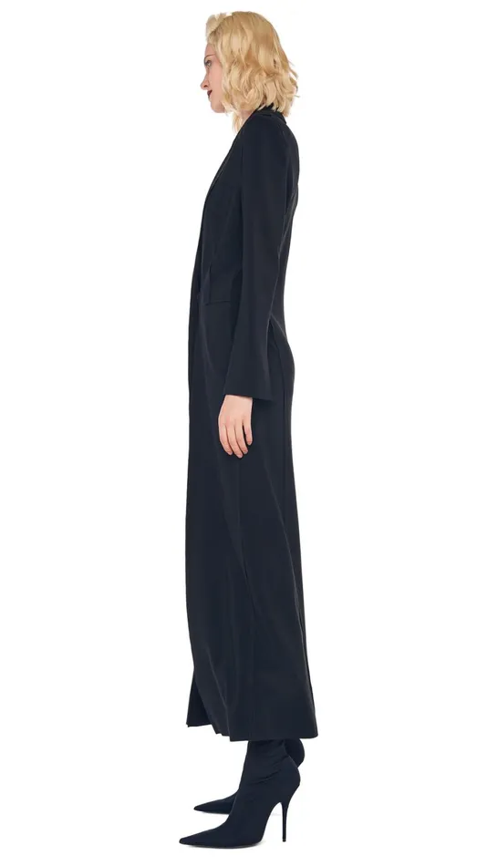 Norma Kamali Wardrobe SLEEVELESS PICKLEBALL MINI DRESS With SINGLE BREASTED COAT 8211 Clothing Norma Kamali Wardrobe SLEEVELESS PICKLEBALL MINI DRESS With SINGLE BREASTED COAT 8211 Clothing
