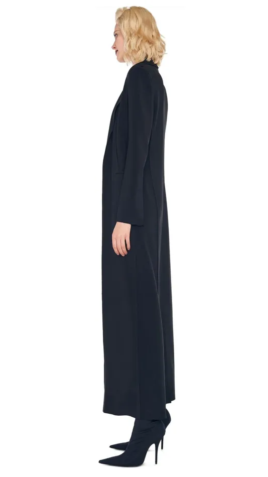 Norma Kamali Wardrobe SLEEVELESS PICKLEBALL MINI DRESS With SINGLE BREASTED COAT 8211 Clothing Norma Kamali Wardrobe SLEEVELESS PICKLEBALL MINI DRESS With SINGLE BREASTED COAT 8211 Clothing