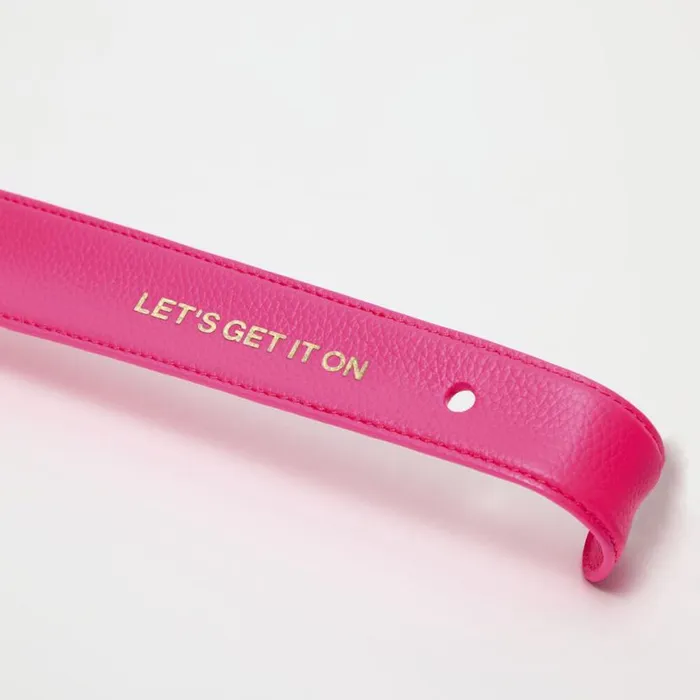 Novelty MenWomen GFORE LTD RELEASE LET039S GET IT ON LEATHER SHOE HORN Knockout Pink Novelty MenWomen GFORE LTD RELEASE LET039S GET IT ON LEATHER SHOE HORN Knockout Pink