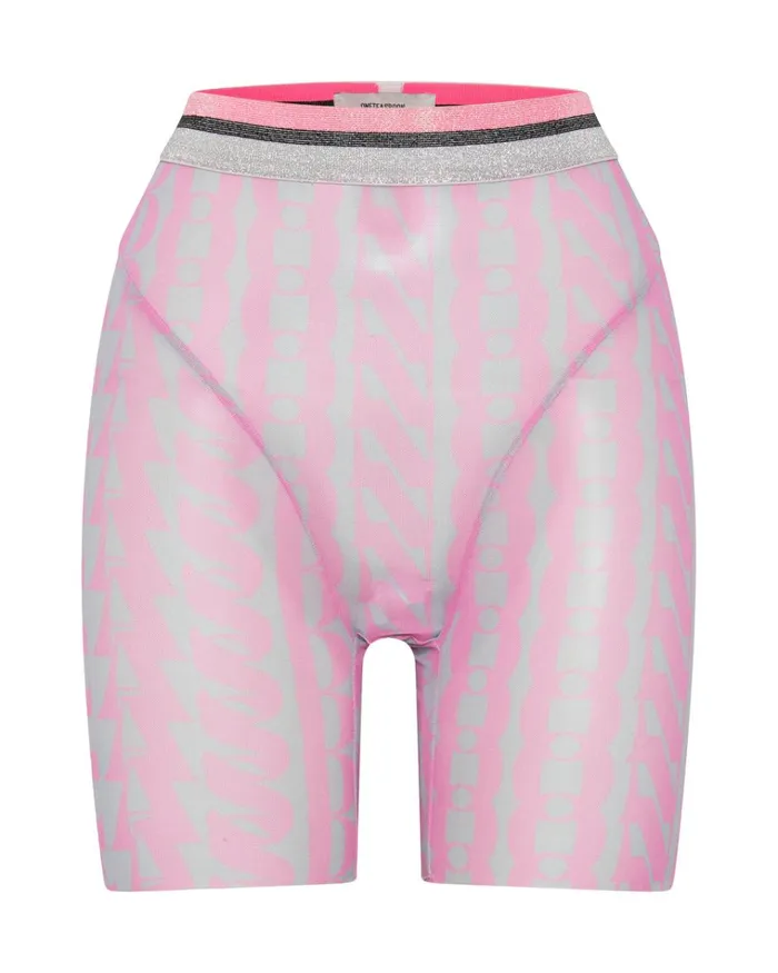 ON REPEAT MESH BIKE SHORTS Women One Teaspoon Bottoms ON REPEAT MESH BIKE SHORTS Women One Teaspoon Bottoms