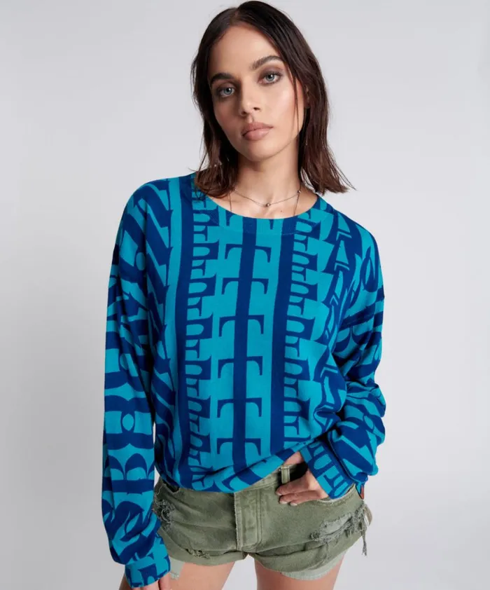 ON REPEAT OVERSIZED SWEATER Women One Teaspoon Knitwear