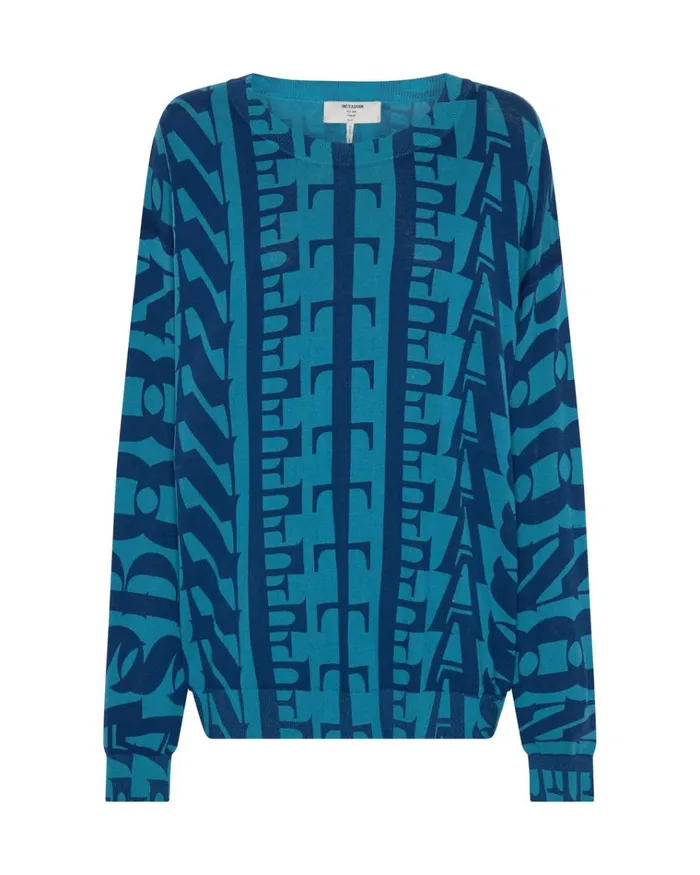 ON REPEAT OVERSIZED SWEATER Women One Teaspoon Knitwear ON REPEAT OVERSIZED SWEATER Women One Teaspoon Knitwear