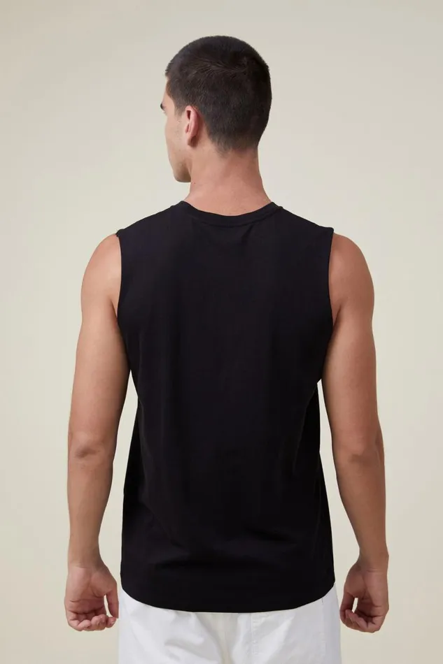 Organic Muscle Black Men Cotton On Tees and Tanks Organic Muscle Black Men Cotton On Tees and Tanks