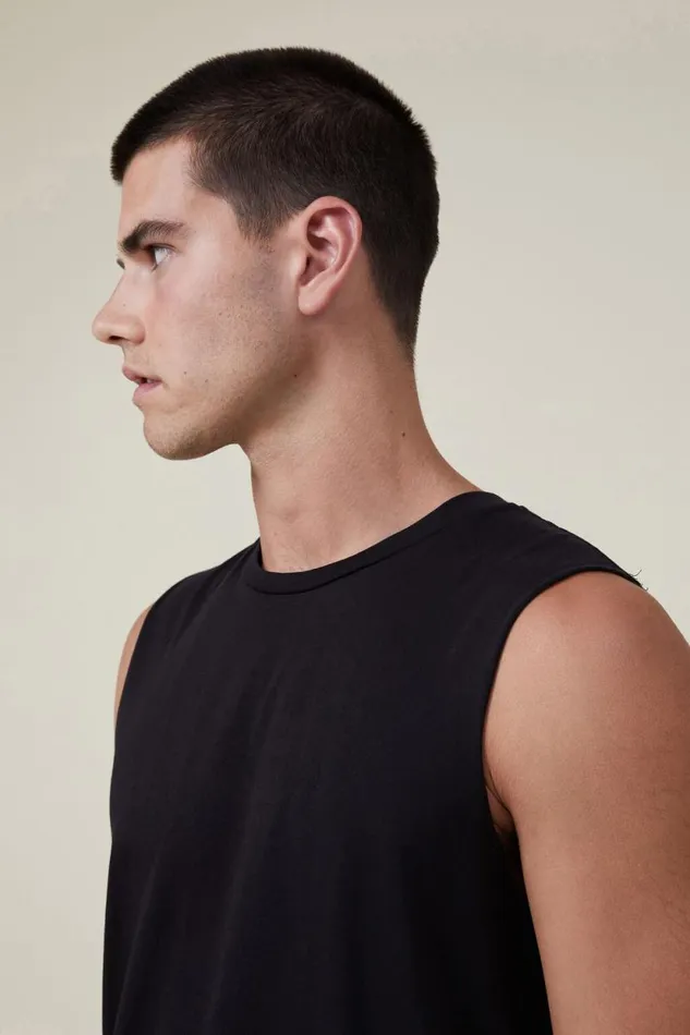 Organic Muscle Black Men Cotton On Tees and Tanks Organic Muscle Black Men Cotton On Tees and Tanks