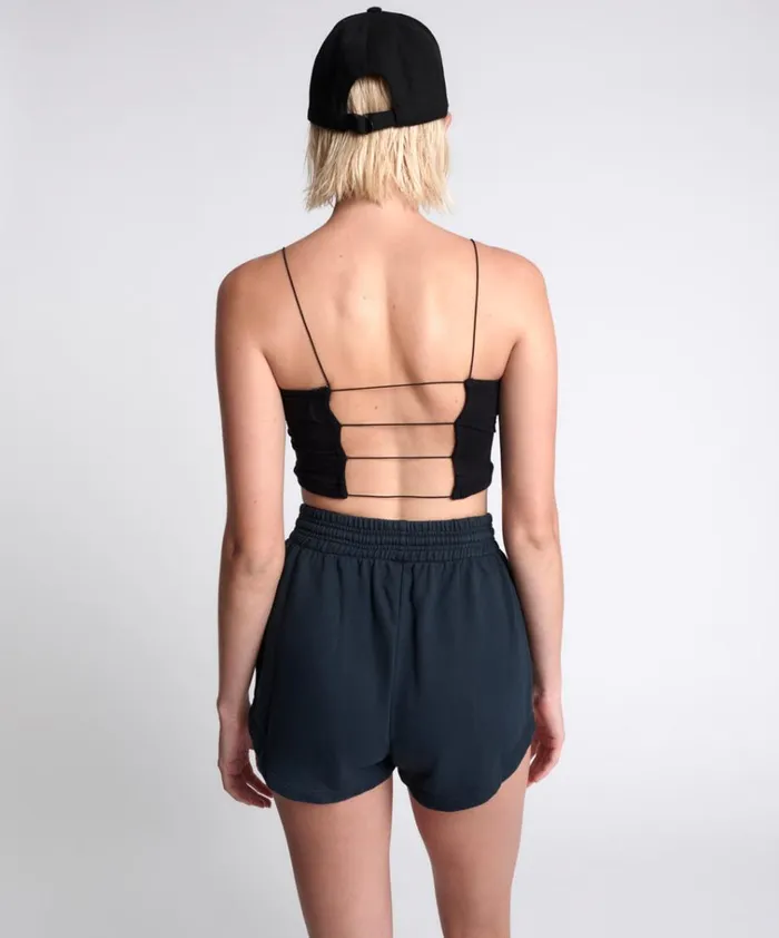 OTS HIGH WAIST HUSTLE SHORTS BLACK Women One Teaspoon Bottoms OTS HIGH WAIST HUSTLE SHORTS BLACK Women One Teaspoon Bottoms