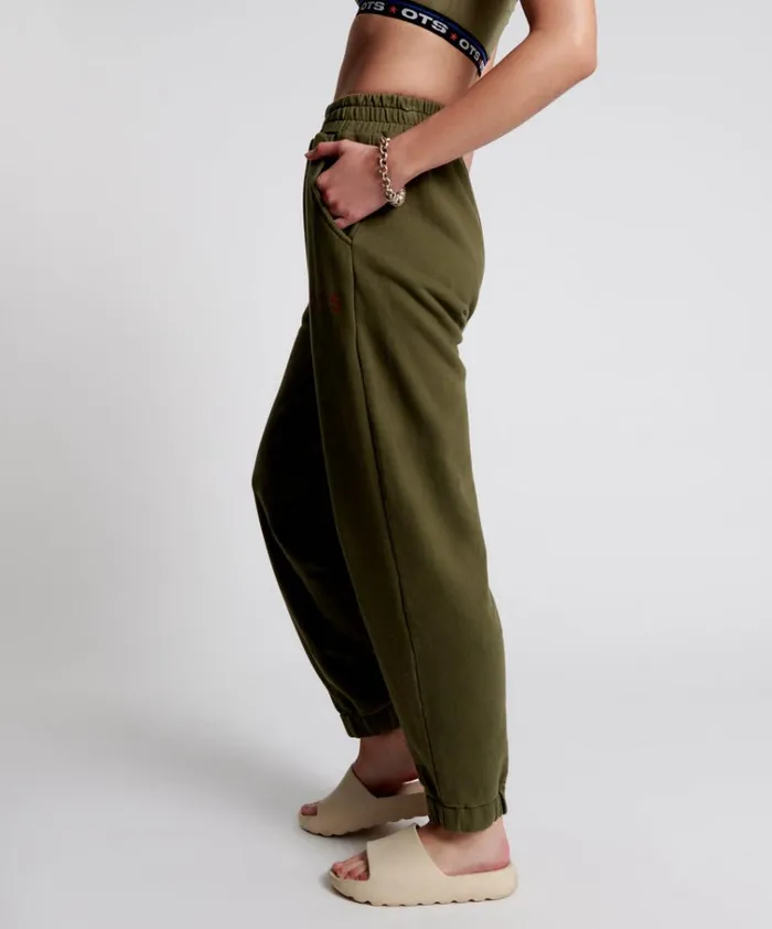 OTS KHAKI HIGH WAIST KICK PANTS Women One Teaspoon Bottoms OTS KHAKI HIGH WAIST KICK PANTS Women One Teaspoon Bottoms