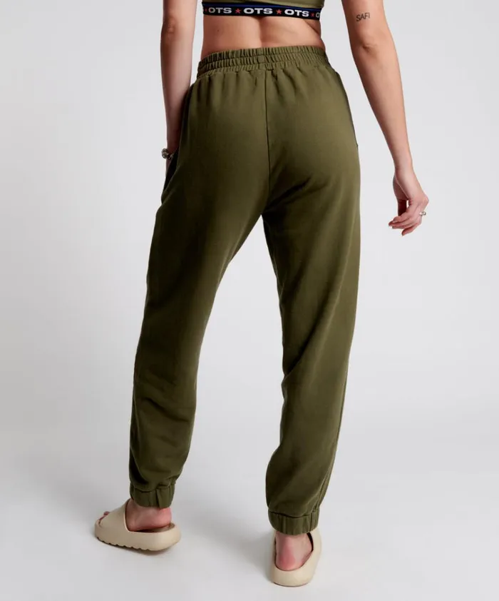 OTS KHAKI HIGH WAIST KICK PANTS Women One Teaspoon Bottoms OTS KHAKI HIGH WAIST KICK PANTS Women One Teaspoon Bottoms