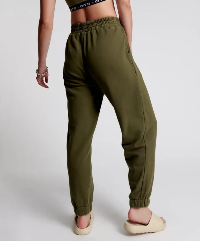 OTS KHAKI HIGH WAIST KICK PANTS Women One Teaspoon Bottoms OTS KHAKI HIGH WAIST KICK PANTS Women One Teaspoon Bottoms
