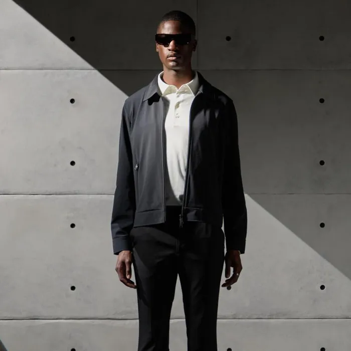 Outerwear Men GFORE STRETCH WARP KNIT MODERN TRUCKER JACKET Onyx