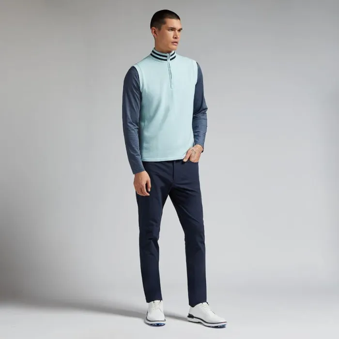 Outerwear Men GFORE WIND BREAKER MERINO WOOL QUARTER ZIP VEST Daybreak