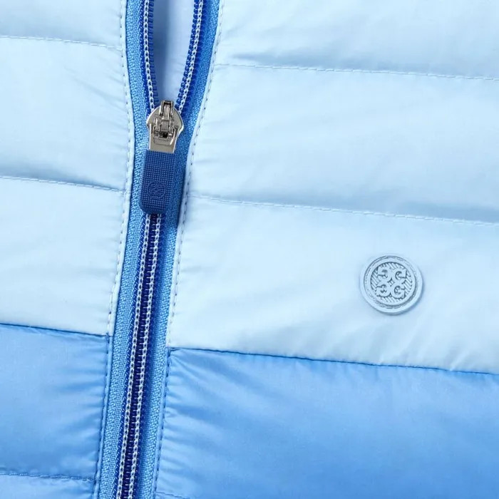 Outerwear Women GFORE COLOUR BLOCK LIGHTWEIGHT DOWN PUFFER VEST Baja Outerwear Women GFORE COLOUR BLOCK LIGHTWEIGHT DOWN PUFFER VEST Baja