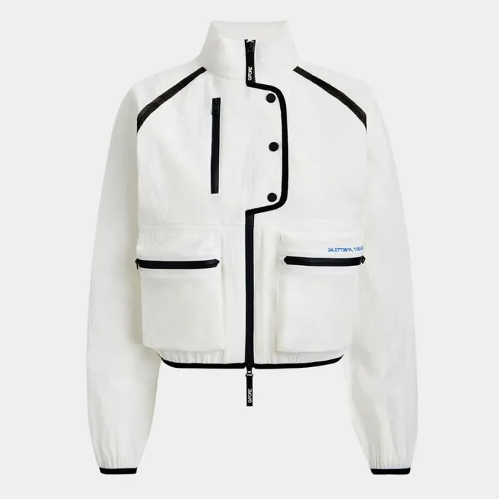 Outerwear Women GFORE CONTRAST STRETCH CROPPED OPS WINDBREAKER Snow