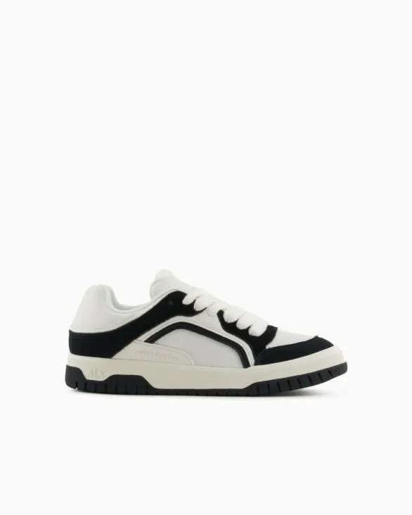 Oversized Sneakers With Contrasting Inserts White Men Armani Sneakers