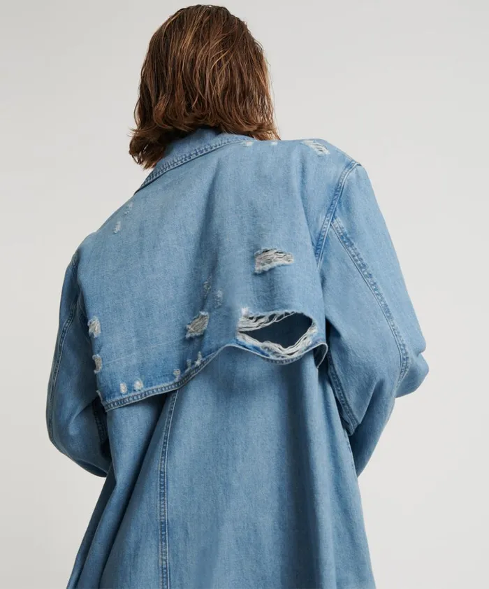 PACIFICA DENIM TRENCH COAT Women One Teaspoon Jackets
