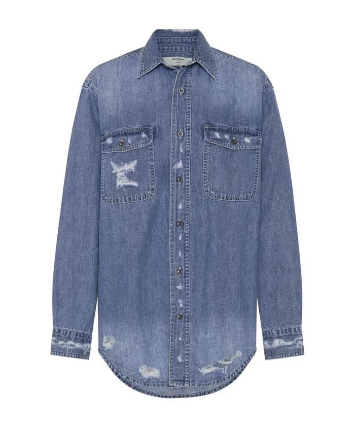 PACIFICA EVERYDAY DENIM SHIRT Women One Teaspoon Denim Shirts PACIFICA EVERYDAY DENIM SHIRT Women One Teaspoon Denim Shirts