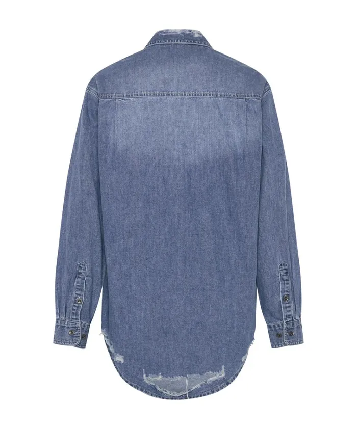 PACIFICA EVERYDAY DENIM SHIRT Women One Teaspoon Denim Shirts PACIFICA EVERYDAY DENIM SHIRT Women One Teaspoon Denim Shirts