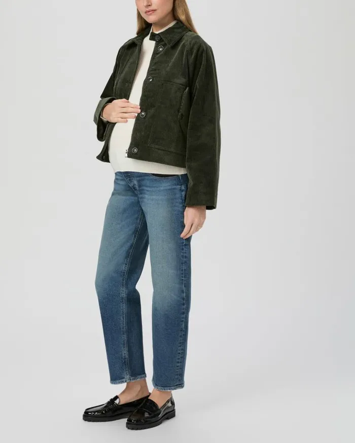 PAIGE Barrel Leg Women Alexis Maternity Barrel Leg Jean 8211 Lovejoy Distressed PAIGE Barrel Leg Women Alexis Maternity Barrel Leg Jean 8211 Lovejoy Distressed