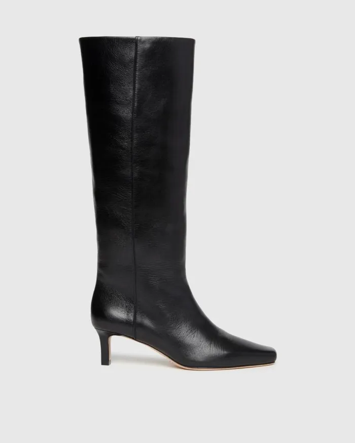 PAIGE Boots Women Ansley Tall Boot 8211 Black Leather