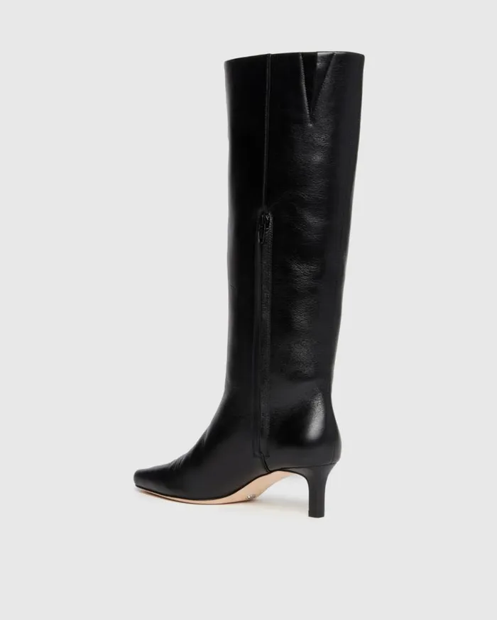 PAIGE Boots Women Ansley Tall Boot 8211 Black Leather PAIGE Boots Women Ansley Tall Boot 8211 Black Leather