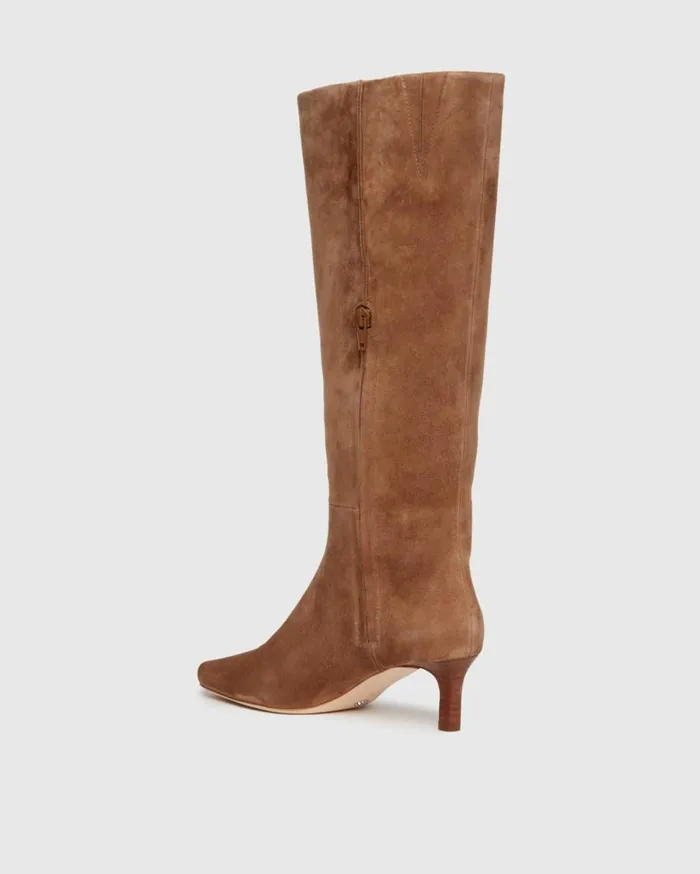 PAIGE Boots Women Ansley Tall Boot 8211 Truffle Suede PAIGE Boots Women Ansley Tall Boot 8211 Truffle Suede