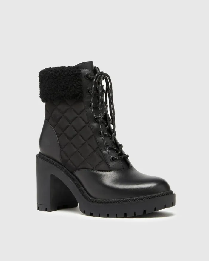 PAIGE Boots Women Bryce Boot 8211 Black Leather PAIGE Boots Women Bryce Boot 8211 Black Leather