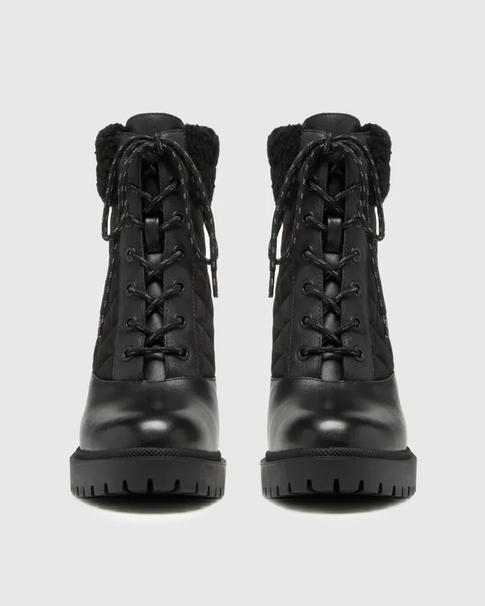 PAIGE Boots Women Bryce Boot 8211 Black Leather PAIGE Boots Women Bryce Boot 8211 Black Leather