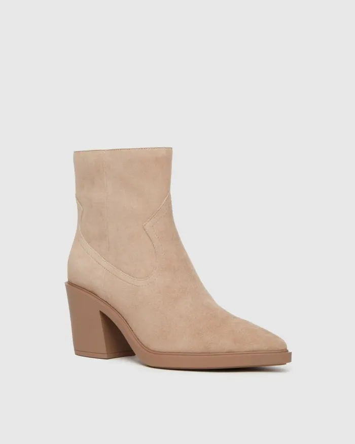 PAIGE Boots Women Glenn Boot 8211 Light Tan Suede PAIGE Boots Women Glenn Boot 8211 Light Tan Suede