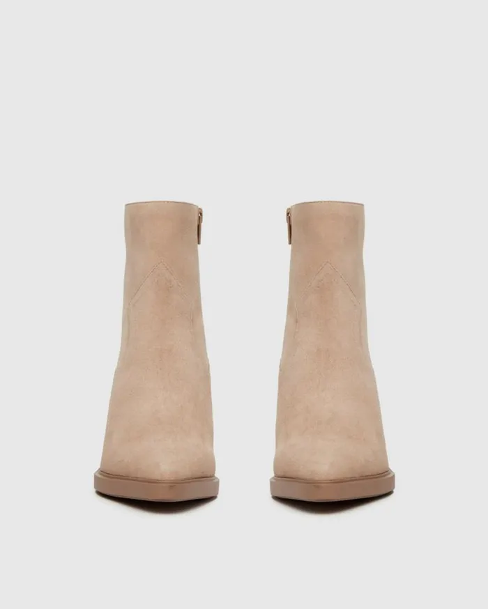 PAIGE Boots Women Glenn Boot 8211 Light Tan Suede PAIGE Boots Women Glenn Boot 8211 Light Tan Suede