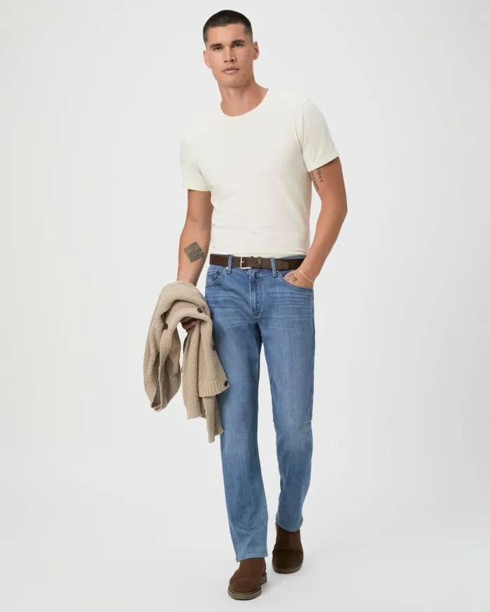 PAIGE Denim Men Transcend Federal Slim Straight Jean 8211 Aronson
