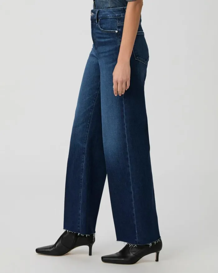 PAIGE Denim Women Anessa 31 Inch Wide Leg Jean 8211 Sonica