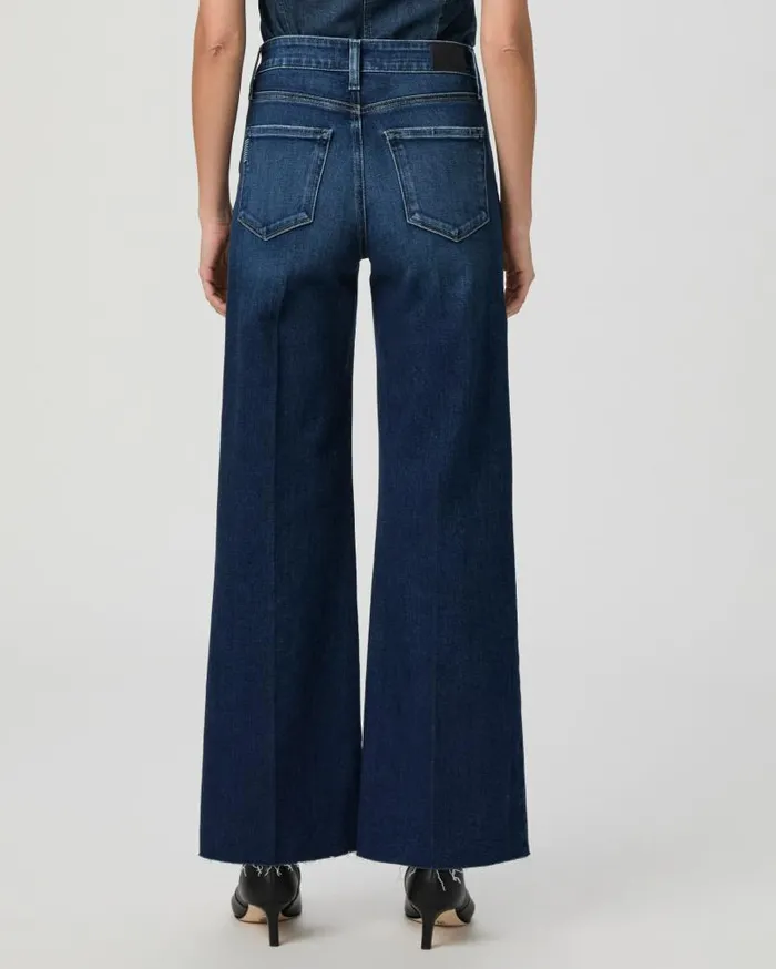 PAIGE Denim Women Anessa 31 Inch Wide Leg Jean 8211 Sonica