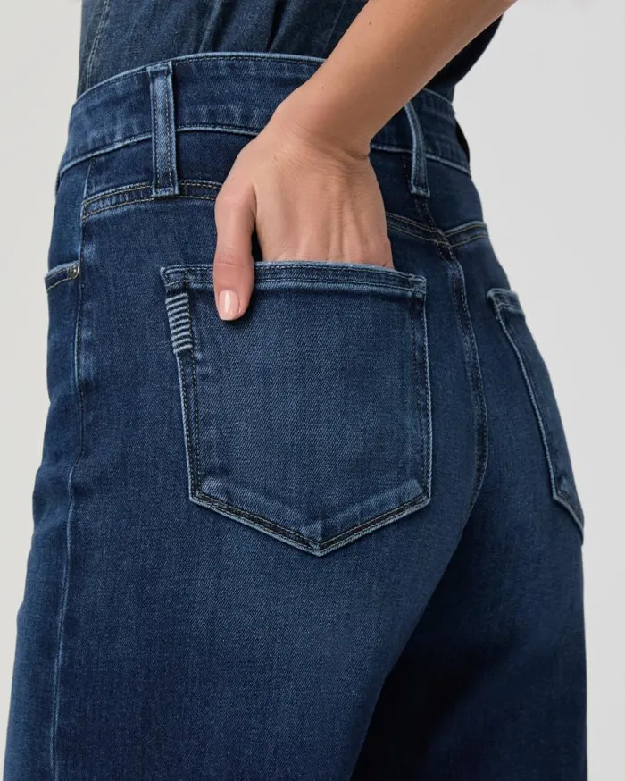 PAIGE Denim Women Anessa 31 Inch Wide Leg Jean 8211 Sonica